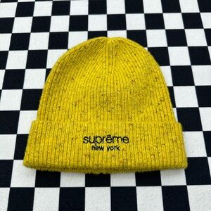 Supreme Yellow Knit Beanie